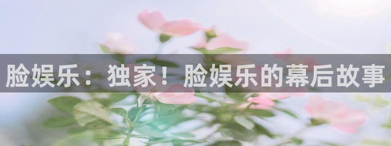 极悦娱乐.ccmpc正版官网版下载：脸娱乐：独家！脸娱乐的幕后故事